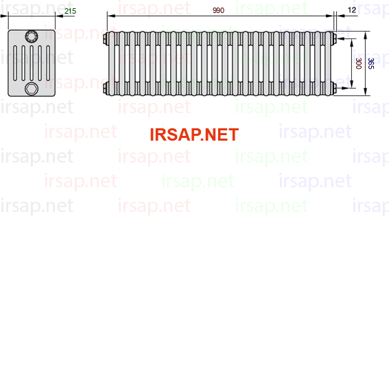 Радиатор IRSAP Tesi 60365/22 T02 CL 01
